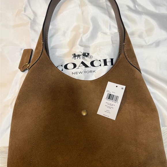 Coach Brooklyn 28 Suede Hobo Bag - Picture 3 of 8